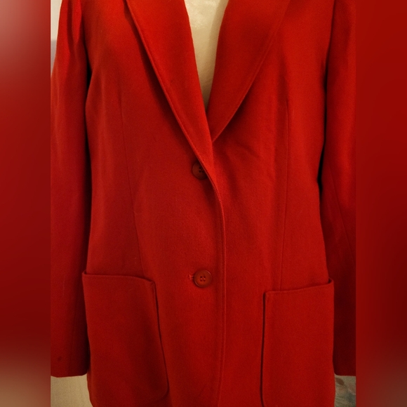 VINTAGE Pendleton Woolen Mills Red Blazer - Picture 2 of 12